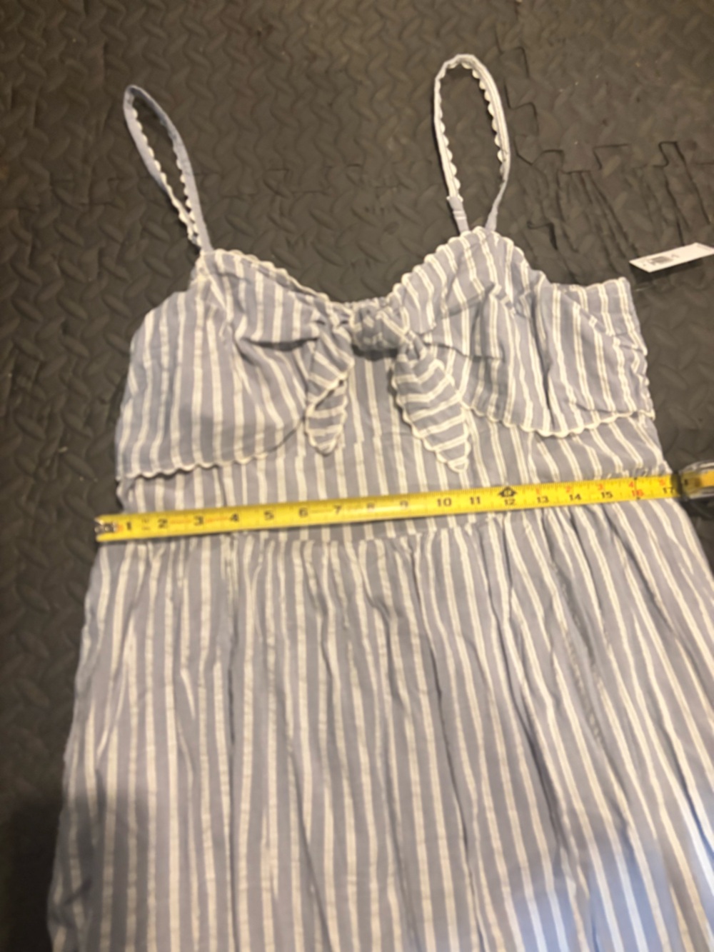 NWT Old Navy Striped Midi Dress with Bow - Picture 7 of 7